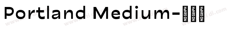 Portland Medium字体转换